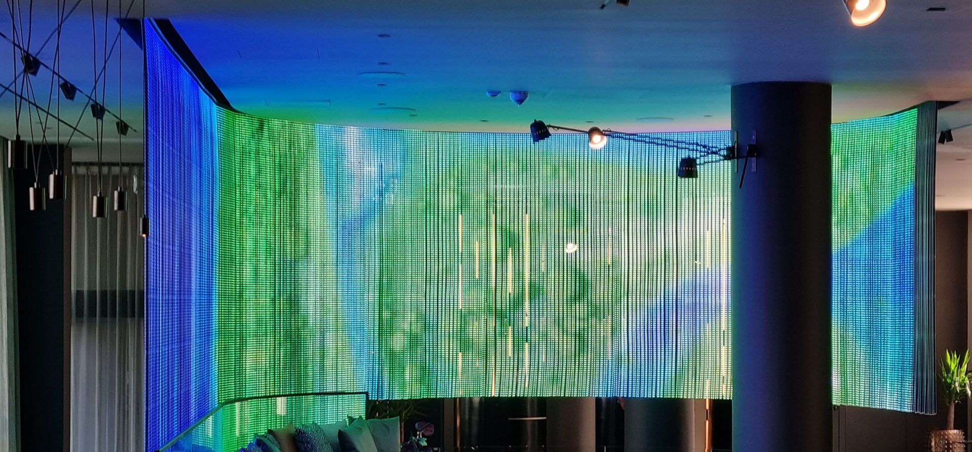 pantalla led de doble cara