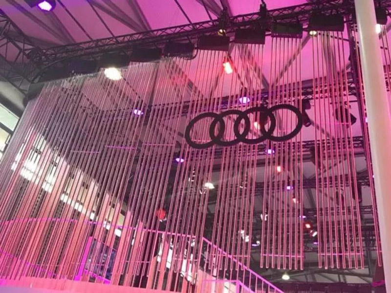 pantalla led de tiras de píxeles RGB tiras de pantalla de video led Para Audi espectáculo de ces de shanghai